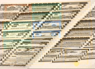 Nevada Non Mining Stock Collection [191266]