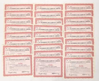 L E Waterman Pen Stocks, 25 [191188]