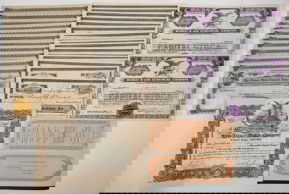 Lumber Stocks & 1 Bond, 6 Different with Dupes [191042]