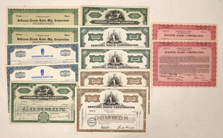 Radio Stocks, 7 Different, 14 Total [191103]