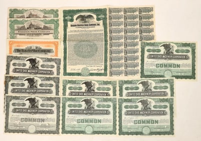 Shoe Stocks and Bond, 5 Different, 14 Total [191232]