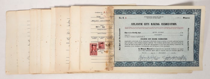 Atlantic City Racing Assoc. Stocks, 30 [192298]