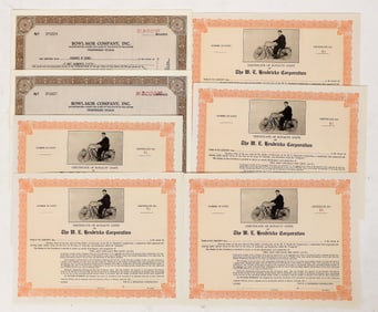 Bicycle and Bowling Stocks, 2 Different, 7 Total [191178]