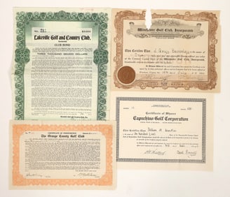 Golf Related Stocks Group [191220]
