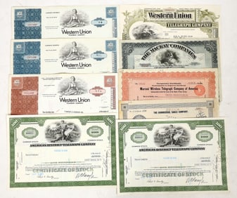 Telegraph Stocks, 7 Different, 10  [191177]