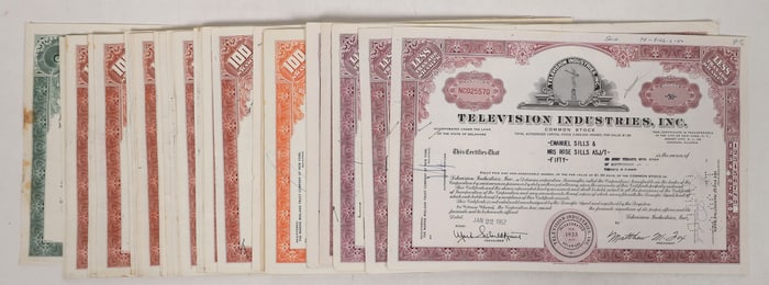 Television Stock Hoard, 5 Different [192314]