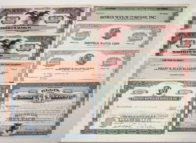 Watch Companies Stock Collection, 1926-1973 [192009]