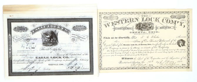 Western Lock & Eagle Lock Stocks, 14 [191148]