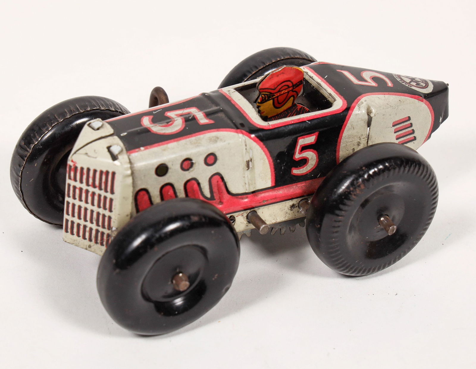 Marx #5 Tin Litho Midget Boat Tail Racer [183534] (1 of 4)