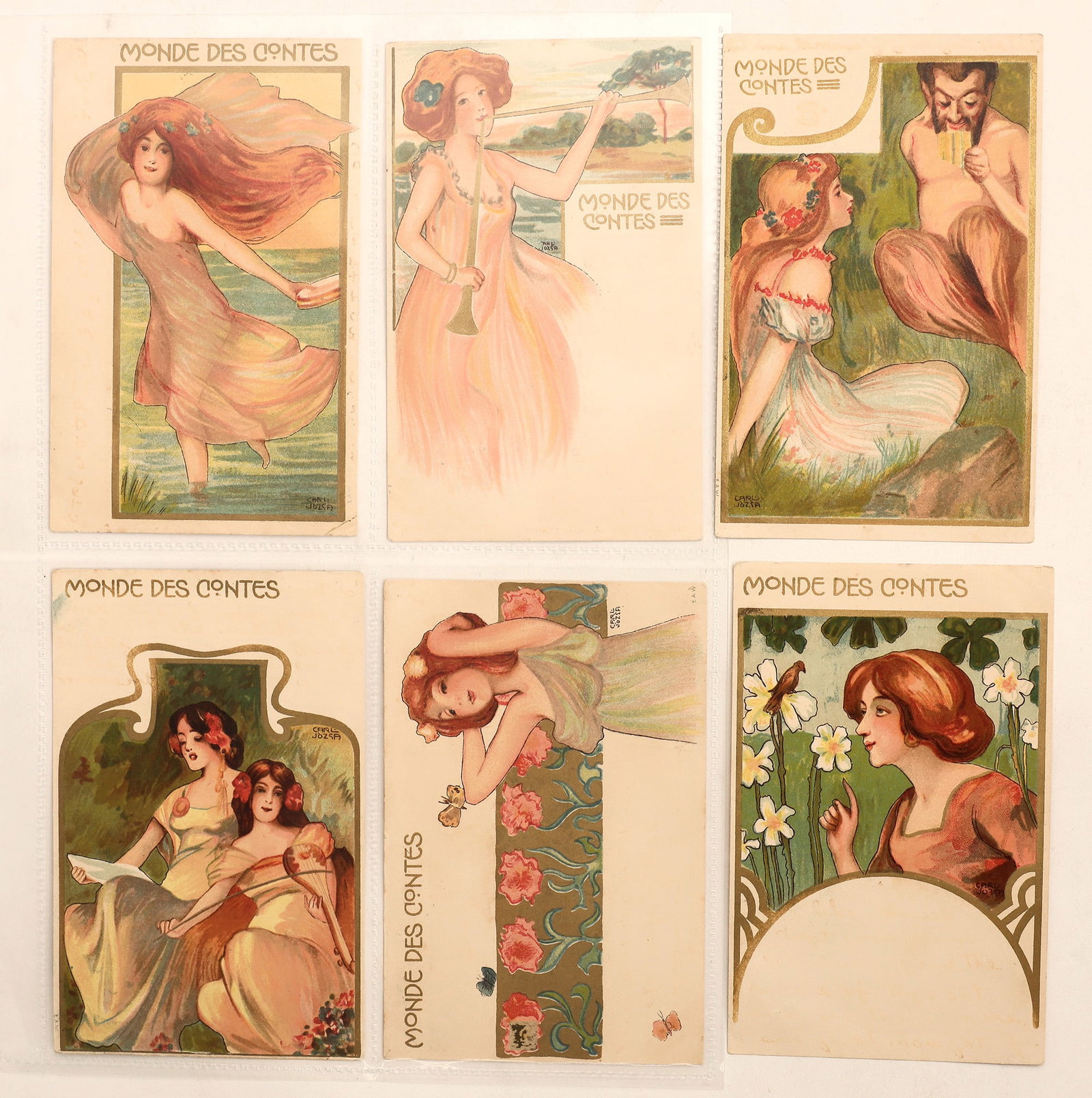 Art Nouveau - Jozsa Postcards 1903 (6) [186501] (1 of 4)