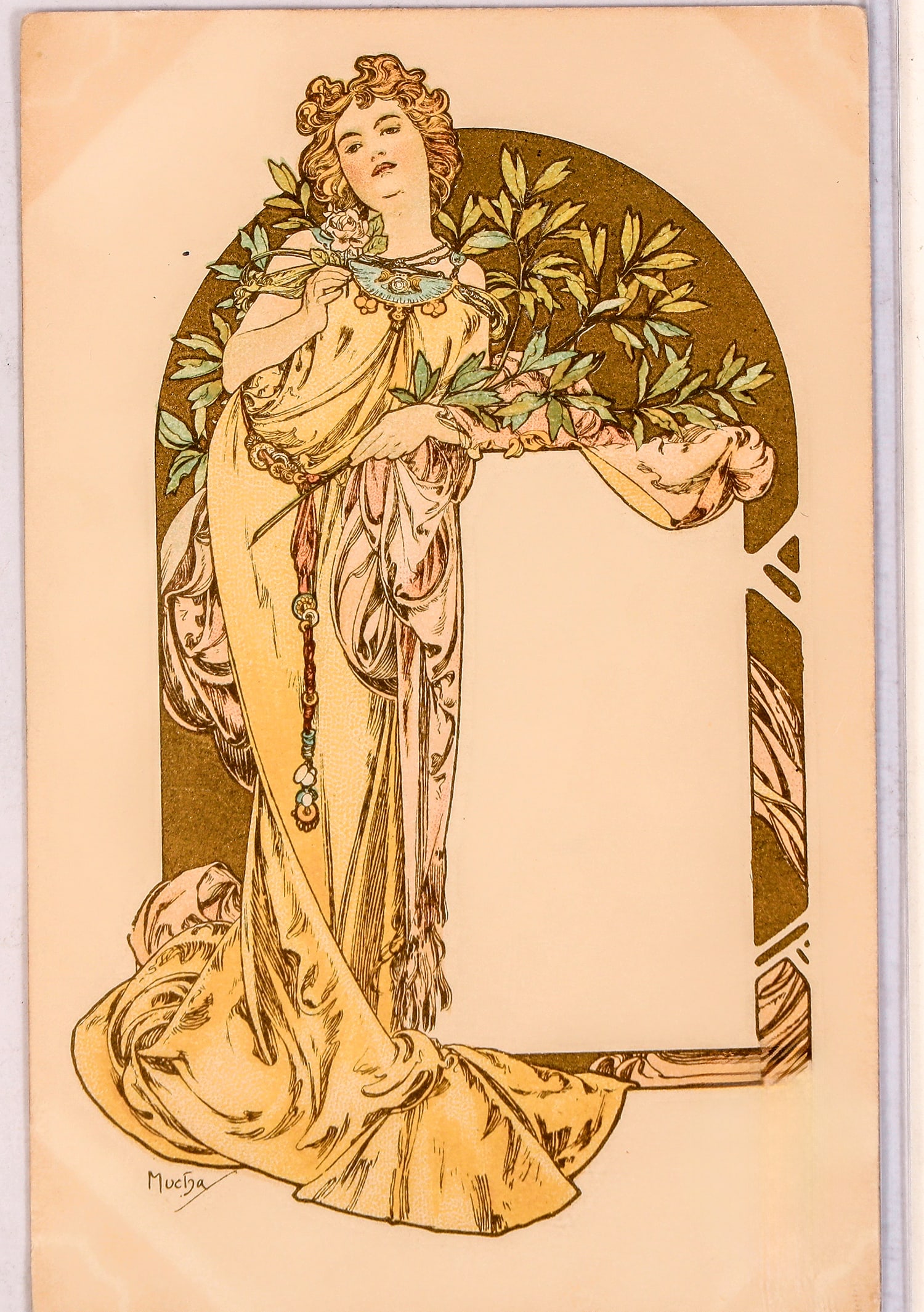 Art Nouveau - Mucha-26, Postcard  1900-05 [186011] (1 of 2)