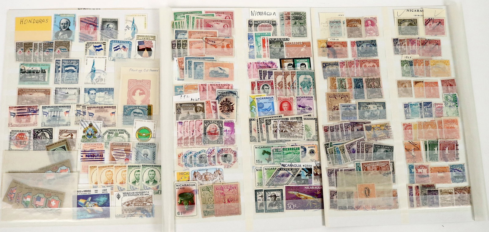 Nicaragua and Honduras Stamps [190396] (1 of 1)