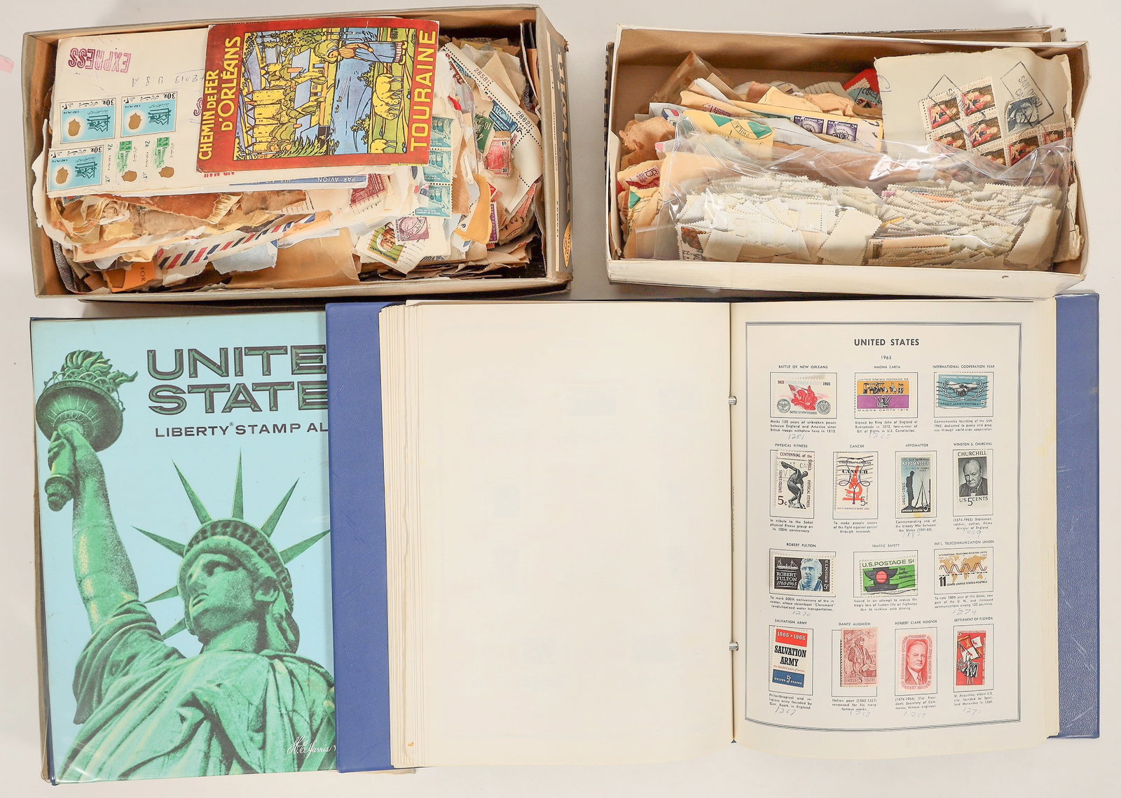 Postage Stamps Grab Bag, c1910-on (100s) [190115] (1 of 11)