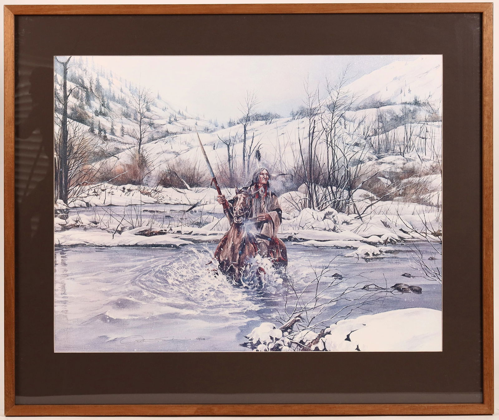 Sinclair, A: Winter Crossing - Framed [184070] (1 of 4)