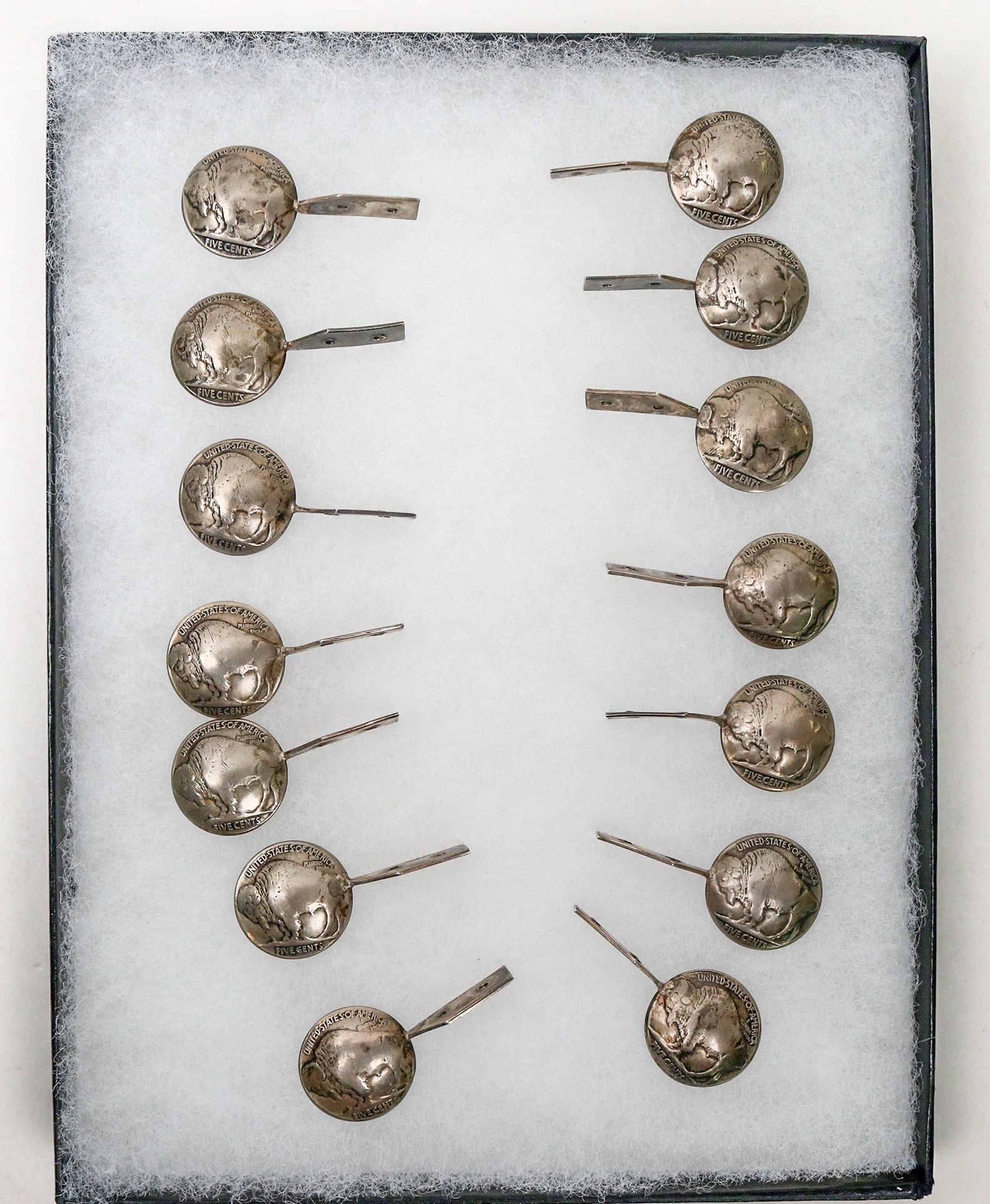 Buffalo Nickel Squash Blossom Necklace Assemblage [193988] (1 of 2)