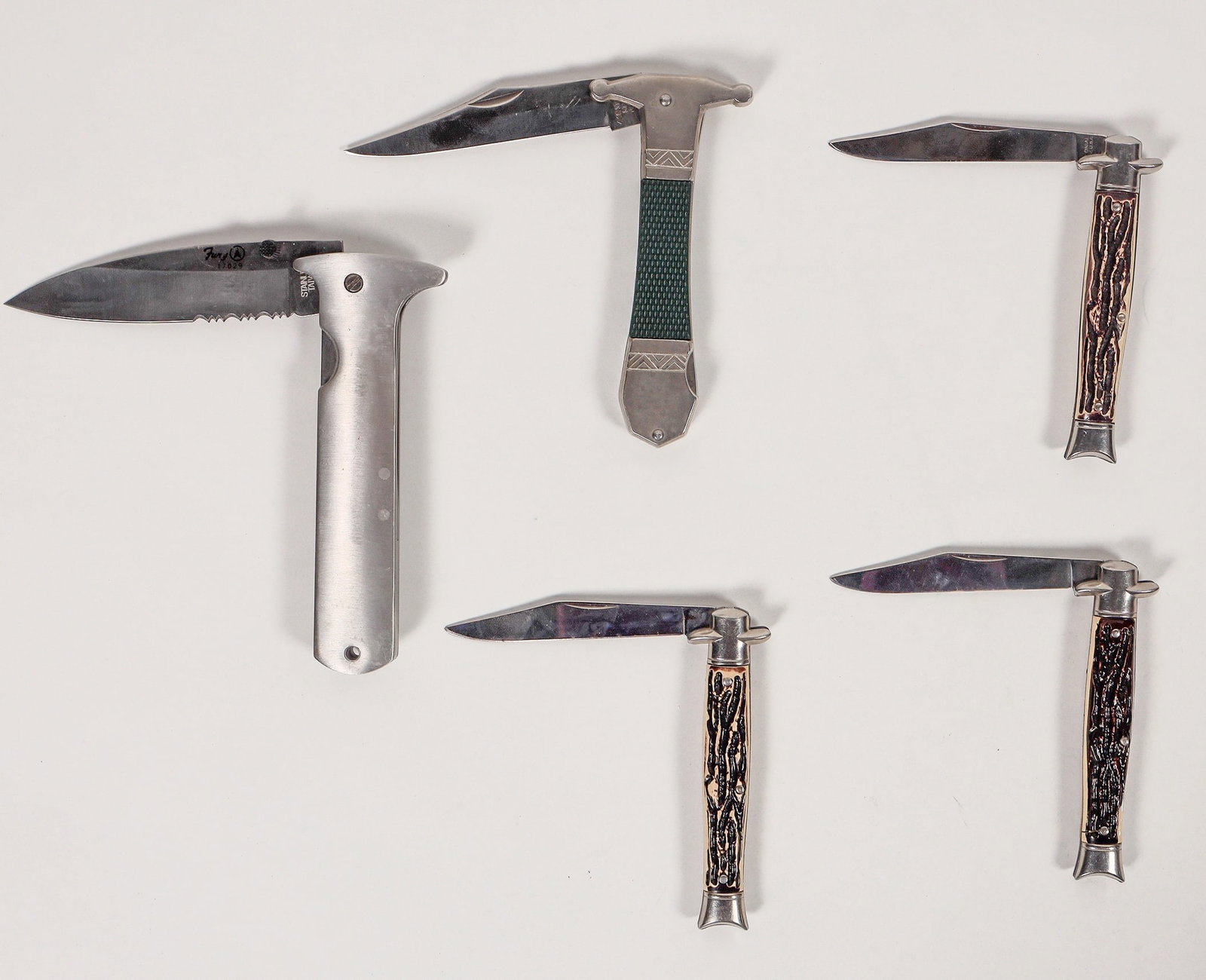 Fixed Guard Folding Knives (5) [193369] (1 of 2)