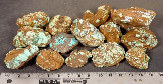 Large Turquoise Nuggets, No. 8 Mine of Nevada [193641]