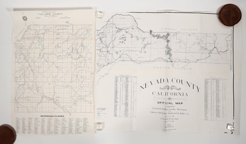 California Mining District Maps, 5 Different [193759]
