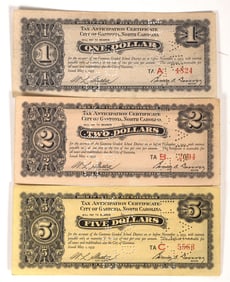 Depression Scrip: Tax Anticipation Certificates (3) [193396]