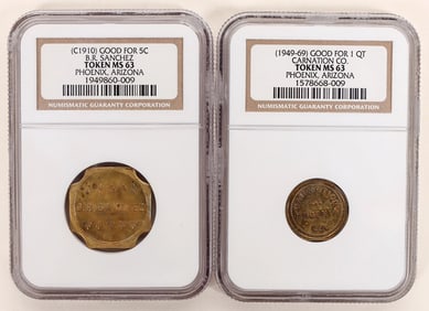 Carnation/B. R. Sanchez Tokens: MS 63 [191874]