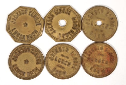Jackson School Lunch Tokens (6) [193583]