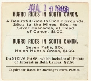 Storer & Co.'s Burro Line Token [192424]