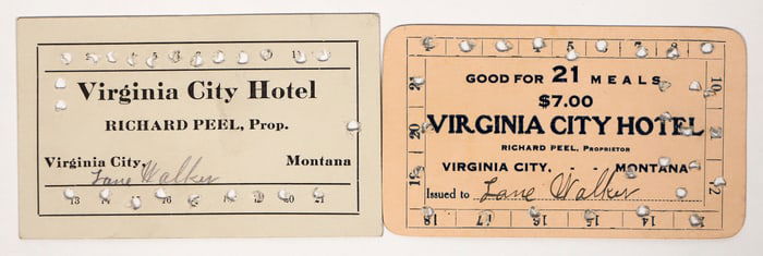 Virginia City Hotel Paper Token Pair [194110]