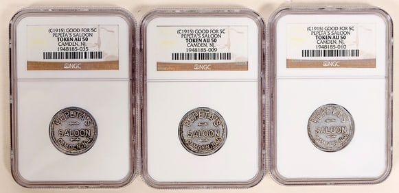 Pepeta's Saloon Graded Tokens (3) [192398]