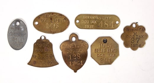 Midwestern Dog Tag Group (7) [193588]