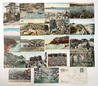 Catalina/SoCal Beaches Postcards, 1906-1911 [193218]