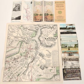 Boston Guide, Maps & Postcards (17) [191985]