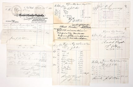 Virginia City, Montana Ephemera Group, 1874-1876 [193627]