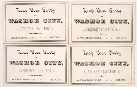 Washoe City Leap Year Party 1884 Tickets, 4 [192066]