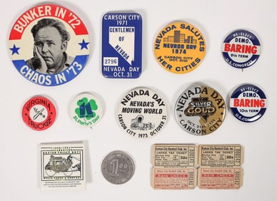 Vintage Nevada Pinbacks (10) [193595]