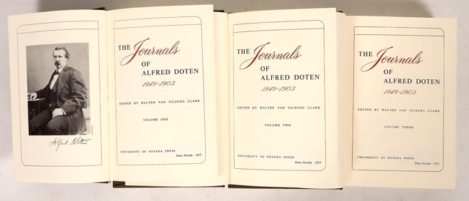 Journals of Alfred Doten, 1849-1903, 3 Volumes [193559]