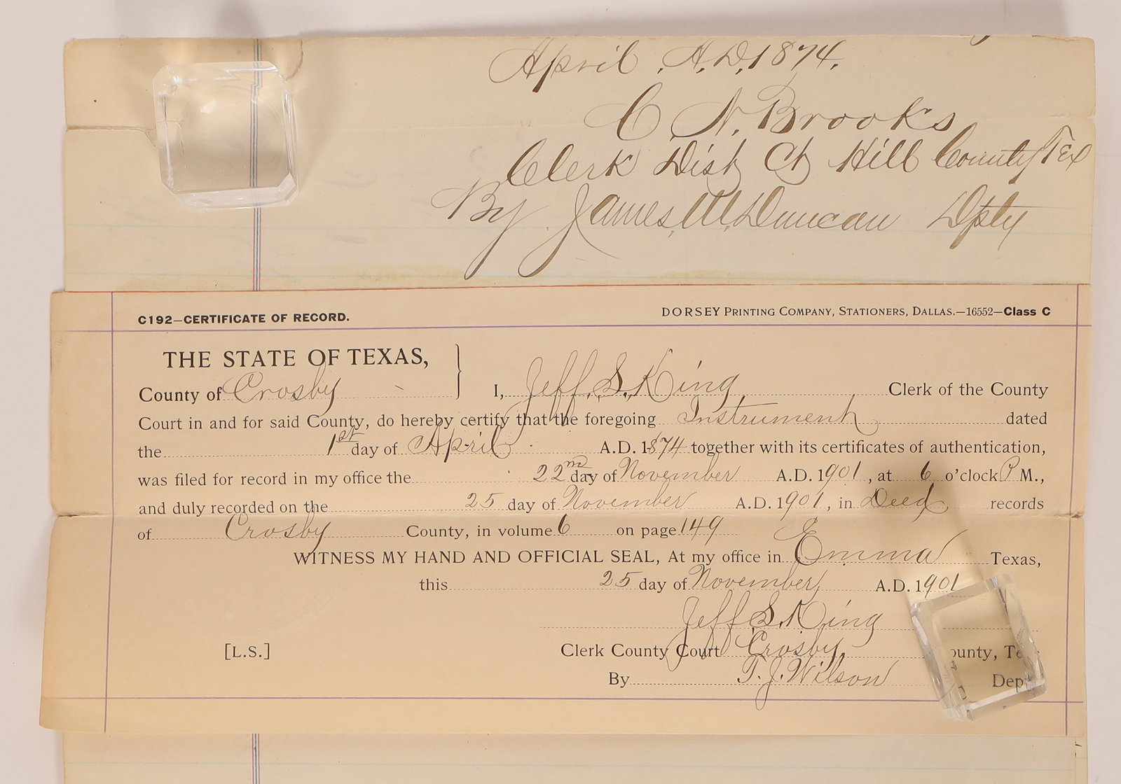 Hardin Widow Land Deed [182301] (1 of 2)