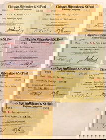 Chicago, Milwaukee & St. Paul Railway Passes  (1916-27) [185724]
