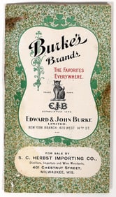 Burke's Beer Pictorial Advertising Booklet [194109]