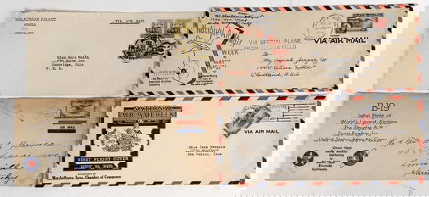 National Air Mail Week Covers (4) [187067]