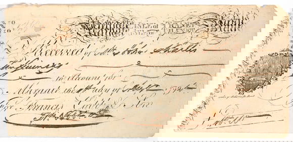 Margate Isle of Thanet 1796 Banking Receipt [193393]