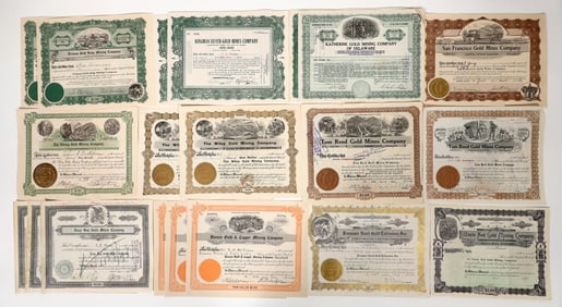 Arizona Gold Mining Stocks Collection [194096]