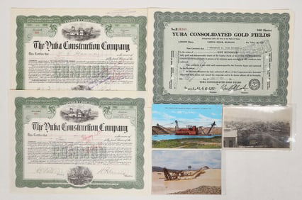 Mining in Hammonton, California Yuba Construction and Manufacturing 1908-1957  [191727]