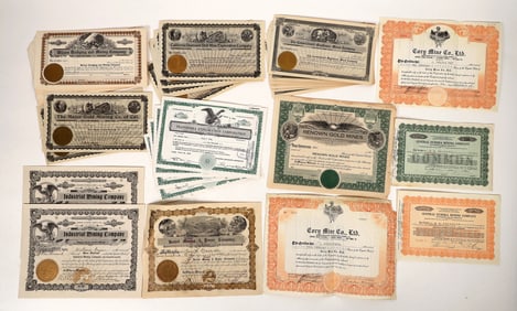 California Stock Certificate Grab Bag (A Lot) [192975]