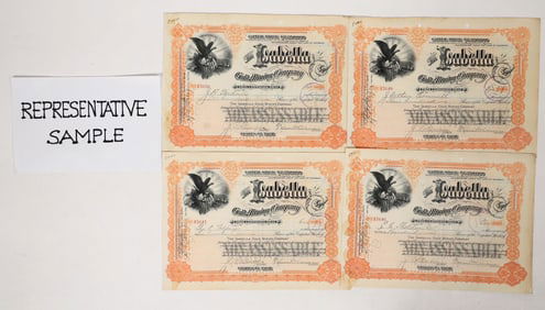 Isabella Gold Mining Stocks, 300, 1895-1901 [192327]