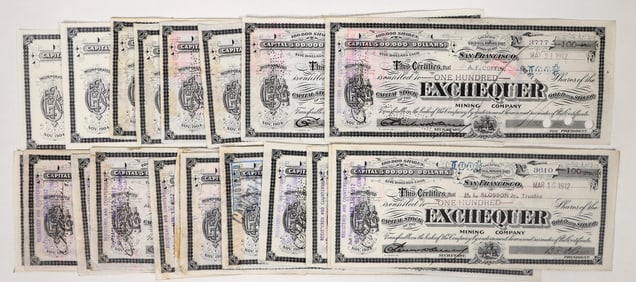 Exchequer Mining Stocks, 25 [193926]