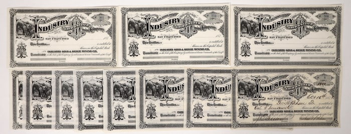 Industry Gold & Silver Mining Stocks, 11, 1878 [193927]