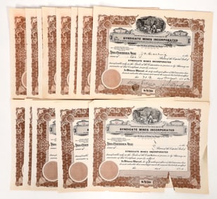 Syndicate Mines Inc. Stocks, 13, 1926 [193792]