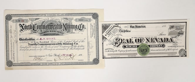 Tuscarora Mining Stocks Pair [193793]