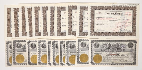 Concordia Virginia Mining & Comstock Ltd. Stocks, 20 [193930]