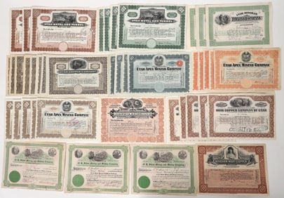 Bingham Mining Stock Collection, 12 Different, 44 [193920]